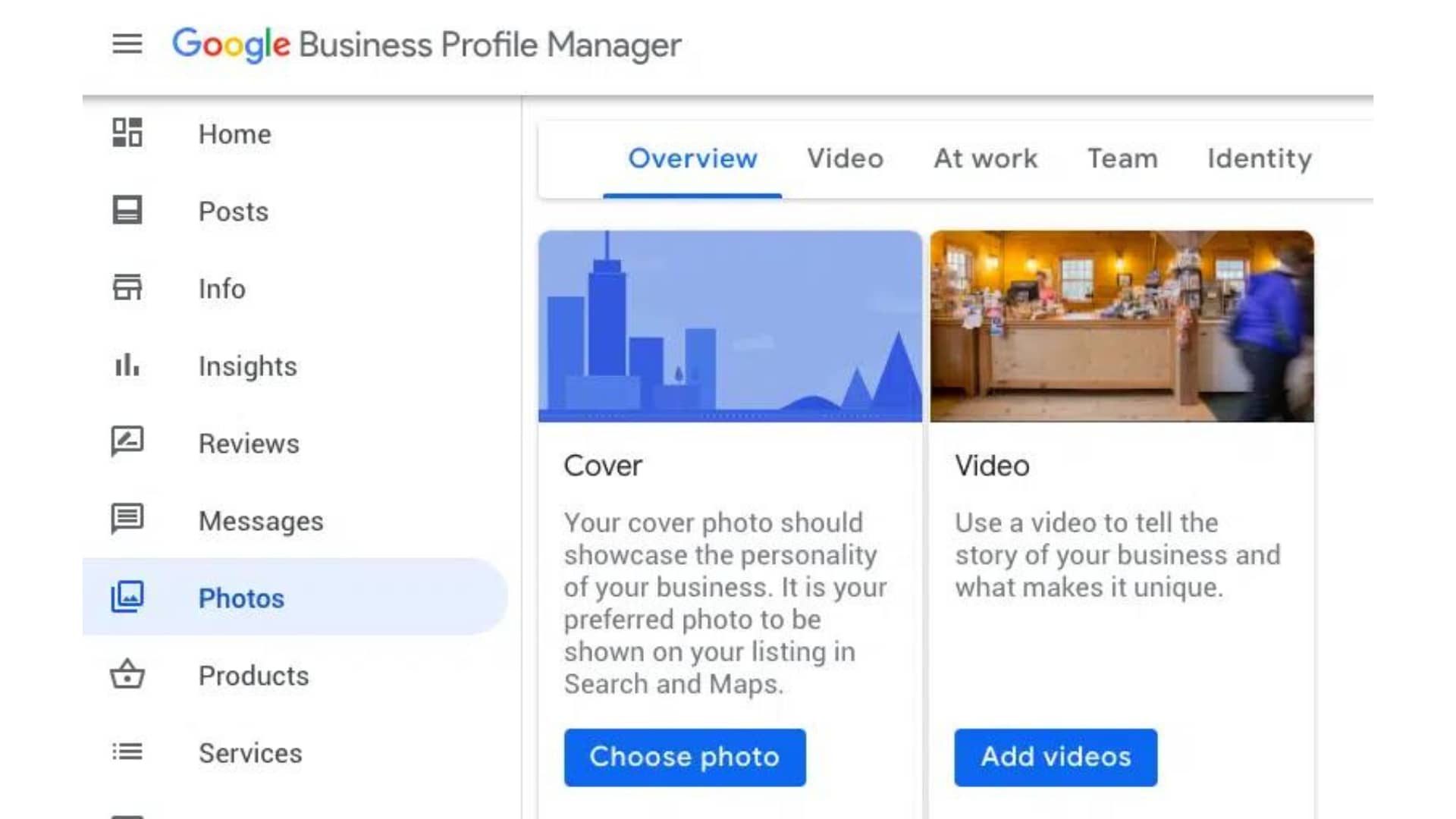 Google My Business Manager